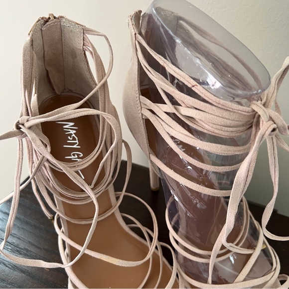Nasty Gal Strappy Nude Heel - Picture 4 of 8